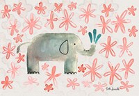 Floral Elephant Fine Art Print