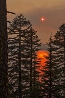 Smokey Sunset - Crater Lake Fine Art Print