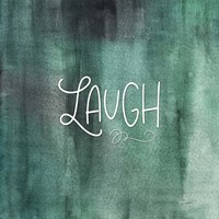 Laugh Green Fine Art Print