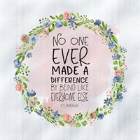 Difference Quote II Fine Art Print