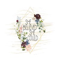She Believed She Could Fine Art Print