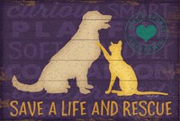 Save a Life Rescue Fine Art Print
