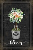 Floral Topiary III Framed Print