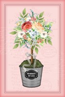 Floral Topiary - Pink Fine Art Print