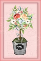 Floral Topiary - Pink Fine Art Print