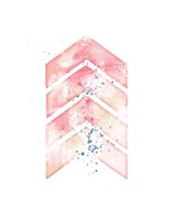 Pink Geometric Arrow Fine Art Print