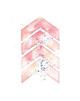 Pink Geometric Arrow Fine Art Print