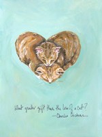 Love of a Cat Fine Art Print