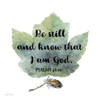 Scripture Leaf - B Fine Art Print