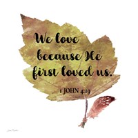 Scripture Leaf - C Fine Art Print