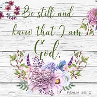 Garden Florals Bible Verse - A Fine Art Print