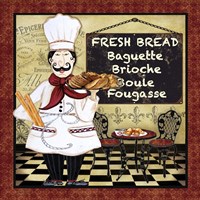 Bistro Chef - A Framed Print