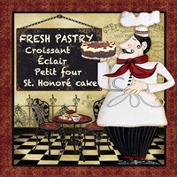 Bistro Chef - B Framed Print