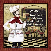 Bistro Chef - D Framed Print