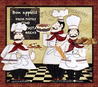 Bistro French Chefs - A Fine Art Print