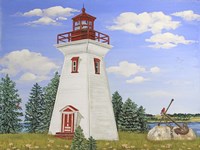 Summer Lighthouse B Fine Art Print