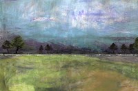 Abstract Aqua Sky Landscape Fine Art Print