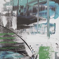 Moody Blues Abstract B Fine Art Print