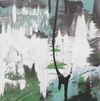 Moody Blues Abstract C Framed Print