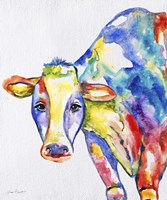 Colorful Cow A Fine Art Print