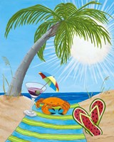 Martini Crab Fine Art Print