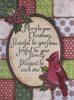 Christmas Cardinal Fine Art Print