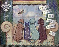 Dog's Life Fine Art Print