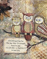 Wise Owls Fine Art Print
