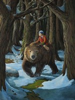 Ellen and the Bear Fine Art Print