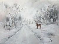 A Winters Drive Fine Art Print