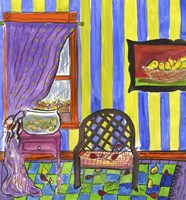 Chair and Roses Fine Art Print