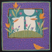 Two Rabbits Fine Art Print