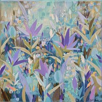 Purple Garden Fine Art Print