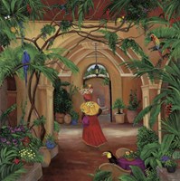 Columbian Fruit Woman Fine Art Print