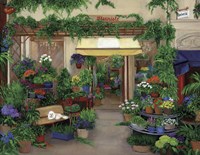 Lounging Among the Flowers Fine Art Print