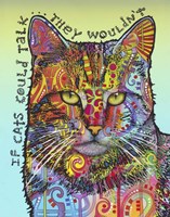If Cats Could Talk Fine Art Print