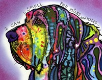 I Can Smell (Bloodhound) Fine Art Print