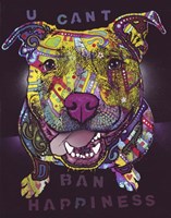 U Cant Ban Happiness Fine Art Print