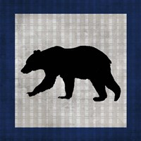 Blue Bear Lodge Icon 2 Fine Art Print