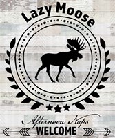 Blue Bear Lodge Sign 1 Fine Art Print