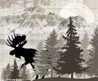 Blue Bear Lodge Sign 13 Fine Art Print