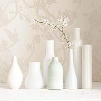 Blossom and White Vases Still Life Fine Art Print