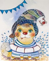 Cat Sailor Fine Art Print