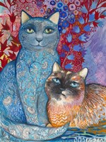 2 Cats 2 Fine Art Print