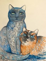2 Cats Fine Art Print