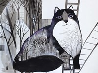 Black Cat 2 Fine Art Print