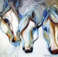 3 Nobles Equine Abstract Fine Art Print