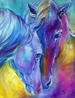 Color My World With Horses Loving Spirits Fine Art Print