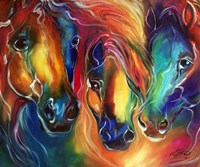 Color My World With Horses Fine Art Print