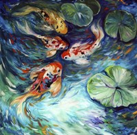 Dancing Colors Koi Fine Art Print